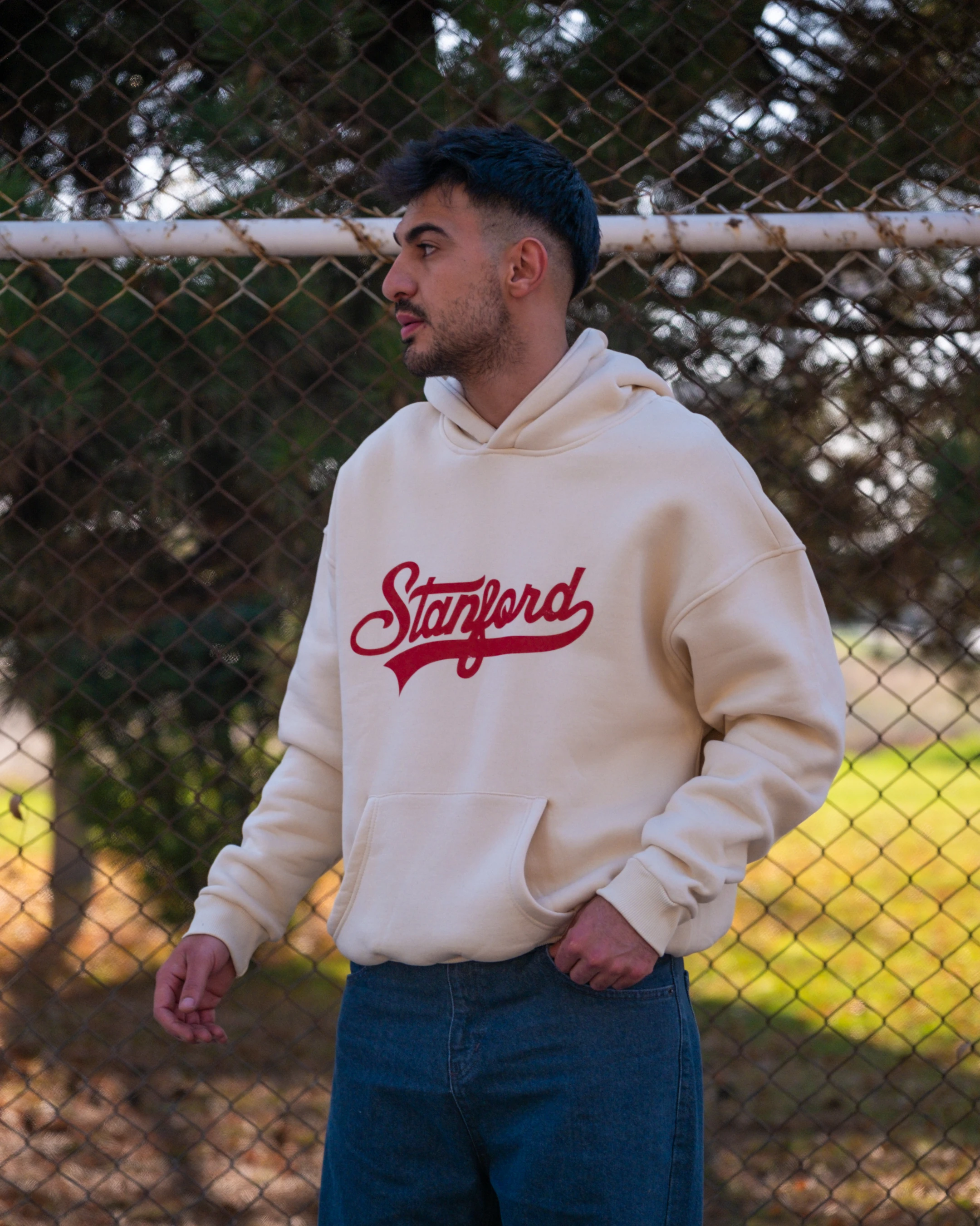 Stanford Print Oversize Hoodie