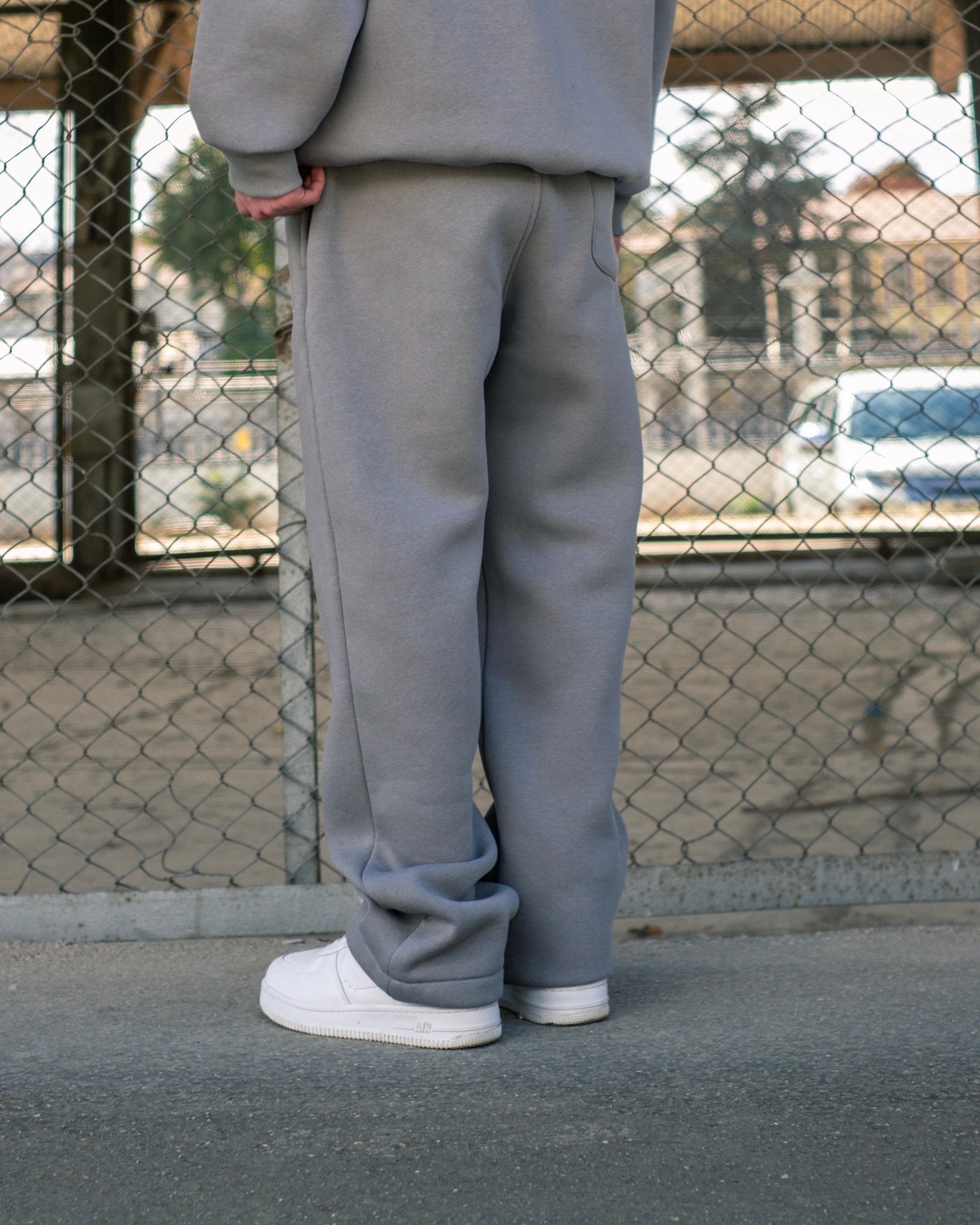 LUTE Premium Baggy Eşofman Altı-Duman Gri