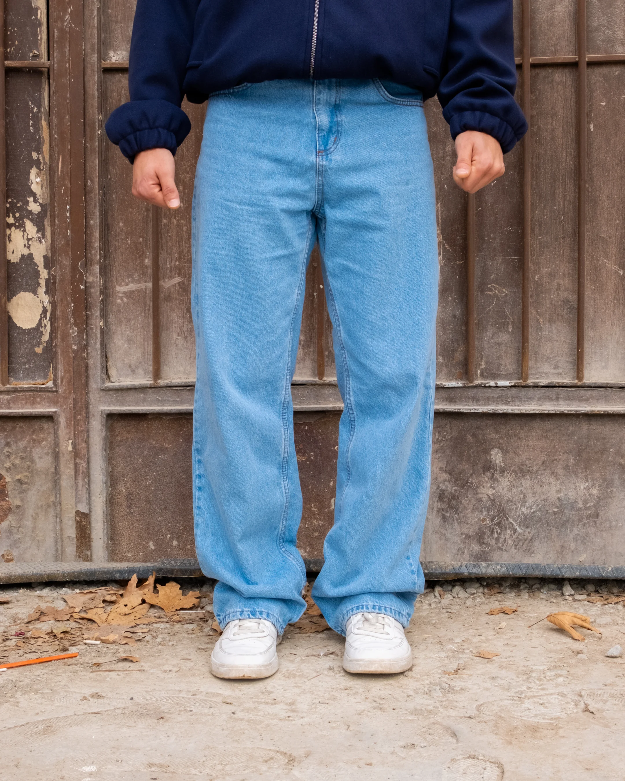 Light Blue Baggy Jeans Basic 