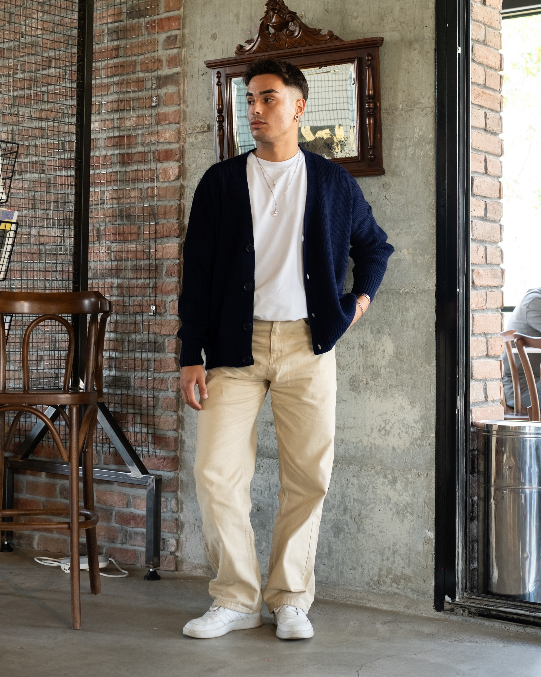 Krem Baggy Jeans