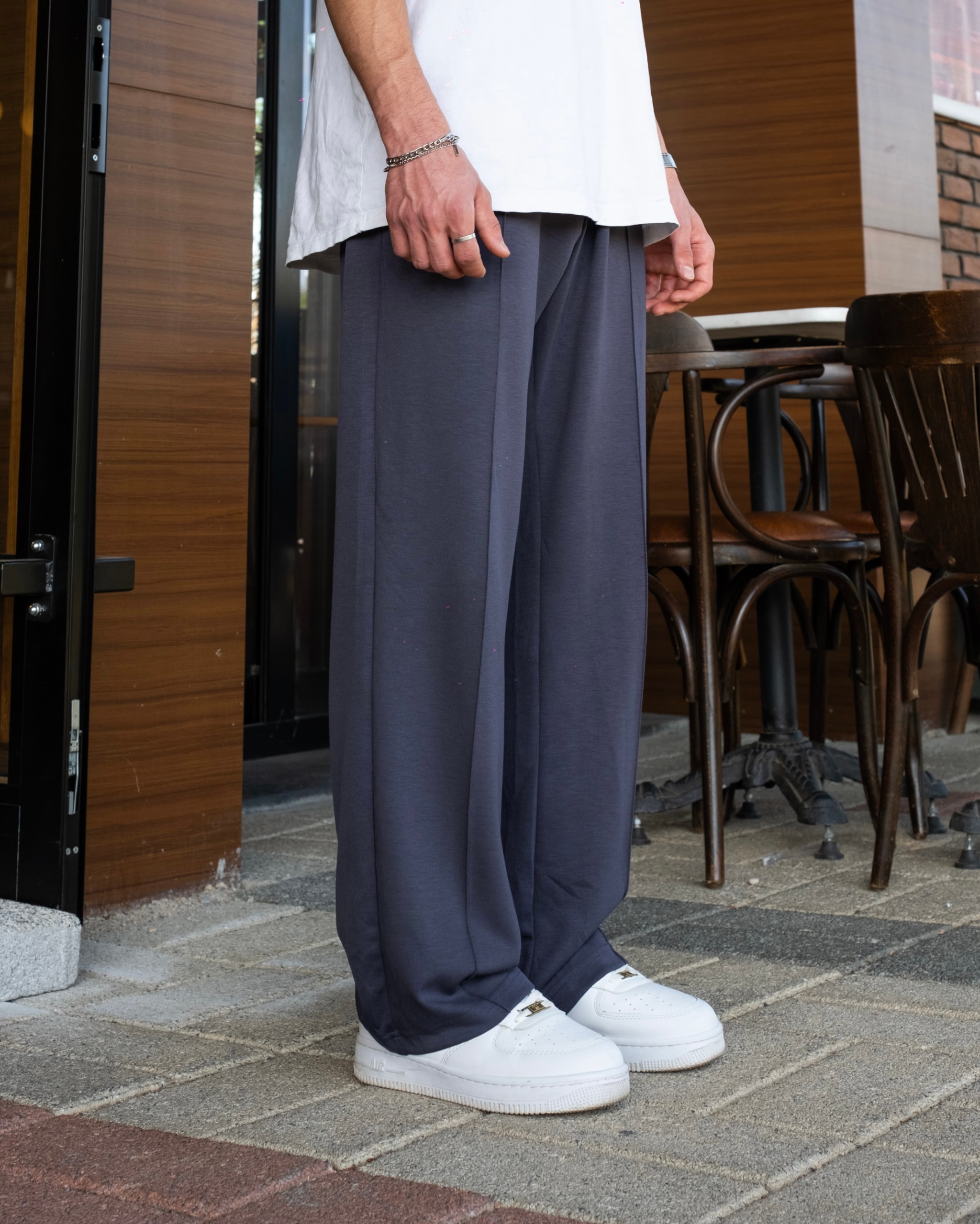 Baggy Mevsimlik Sweatpants - Füme