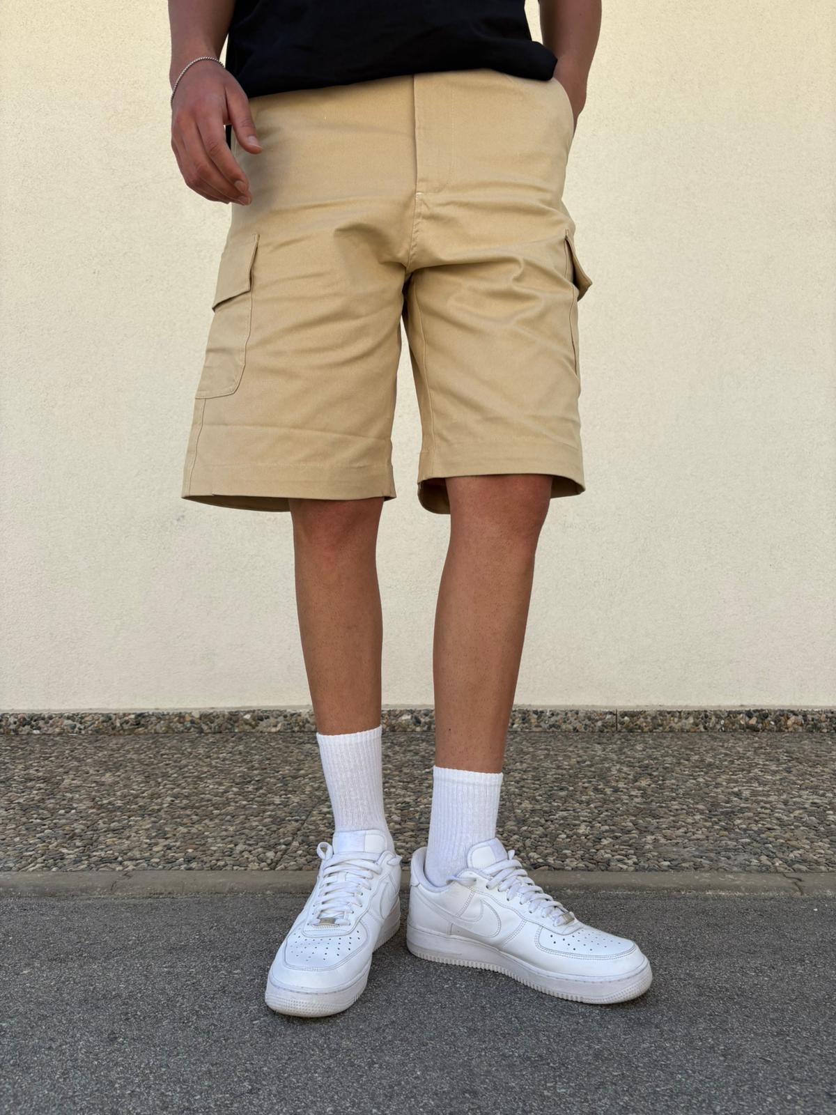 Baggy Cargo Short - Bej