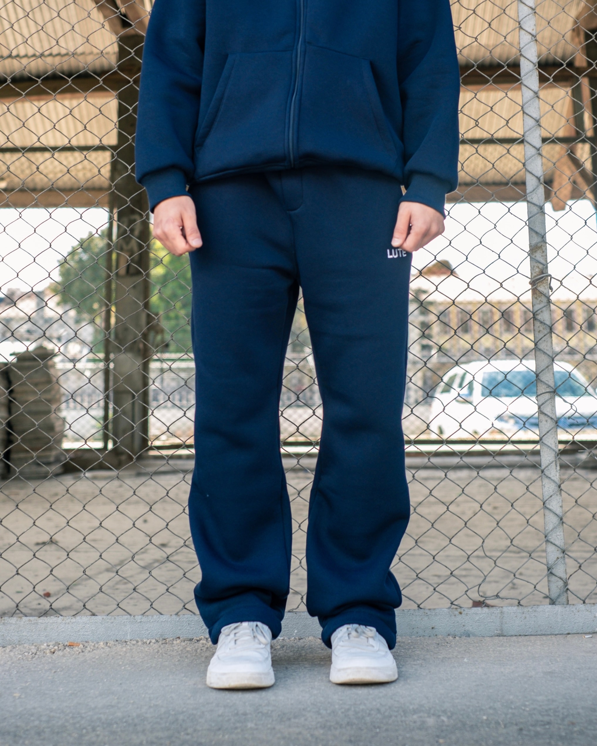 LUTE Lacivert Premium Baggy Eşofman Altı
