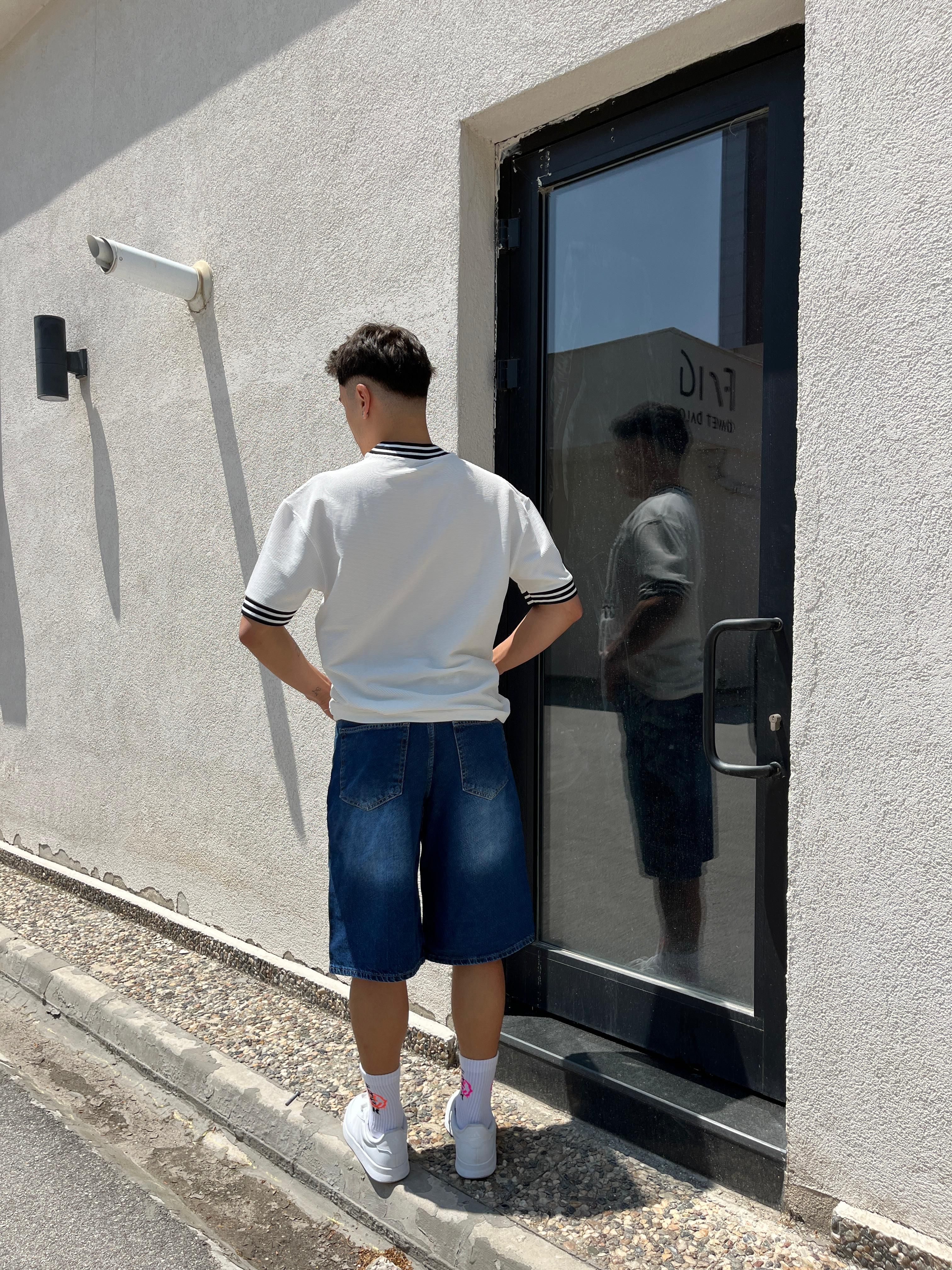 Dark Blue Baggy Unisex Short