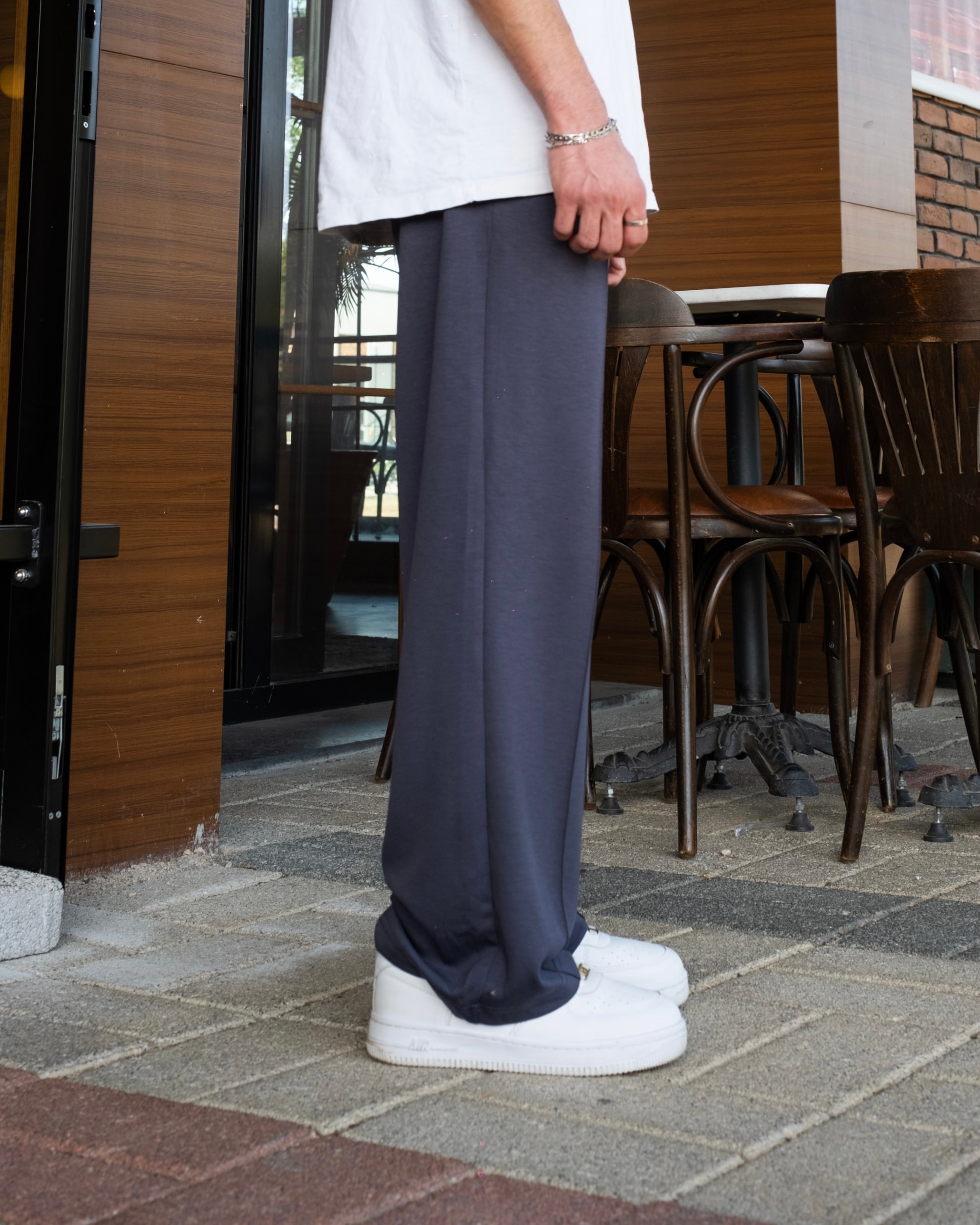 Baggy Mevsimlik Sweatpants - Füme