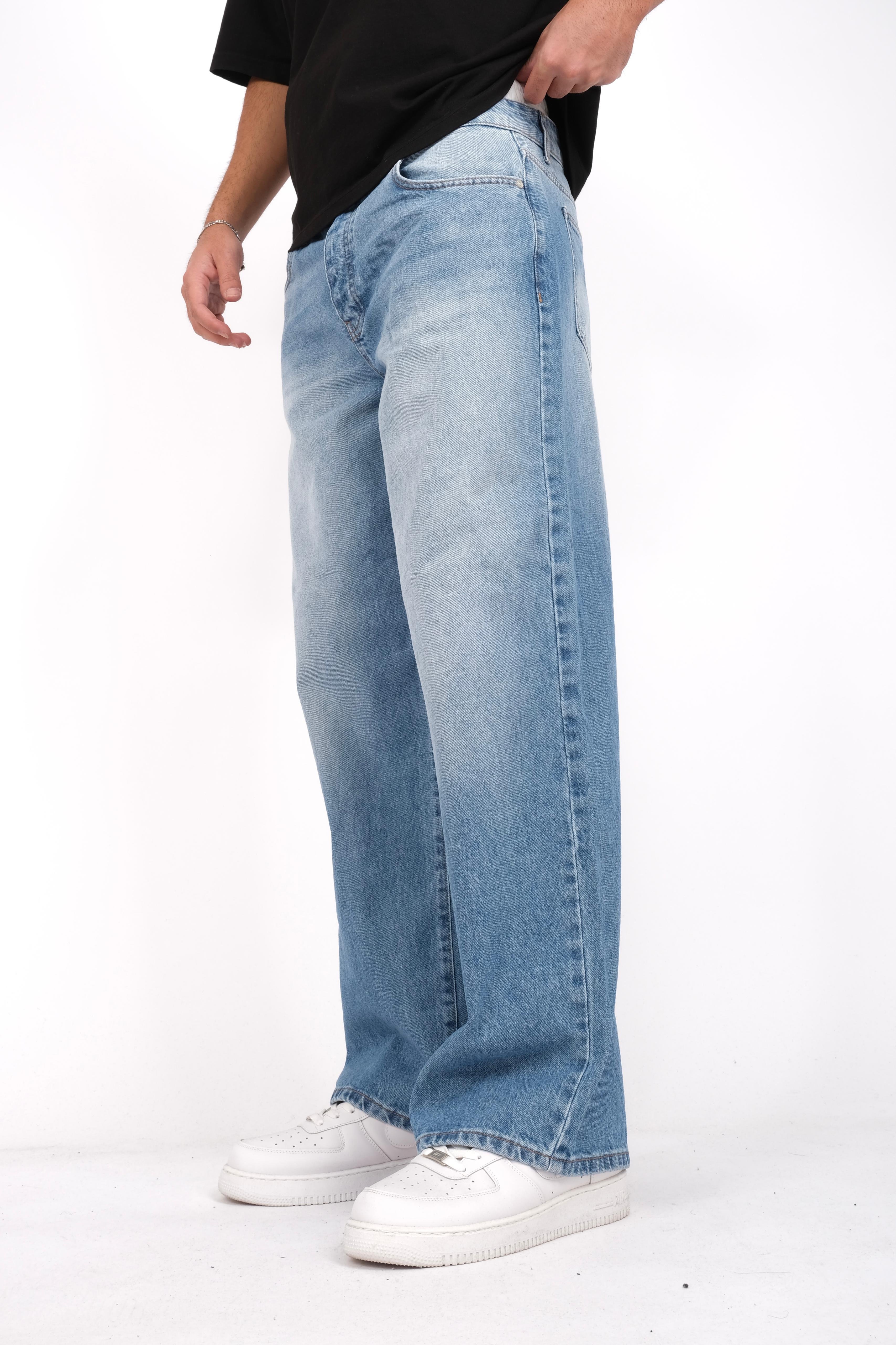 B. Düşük bel baggy jeans