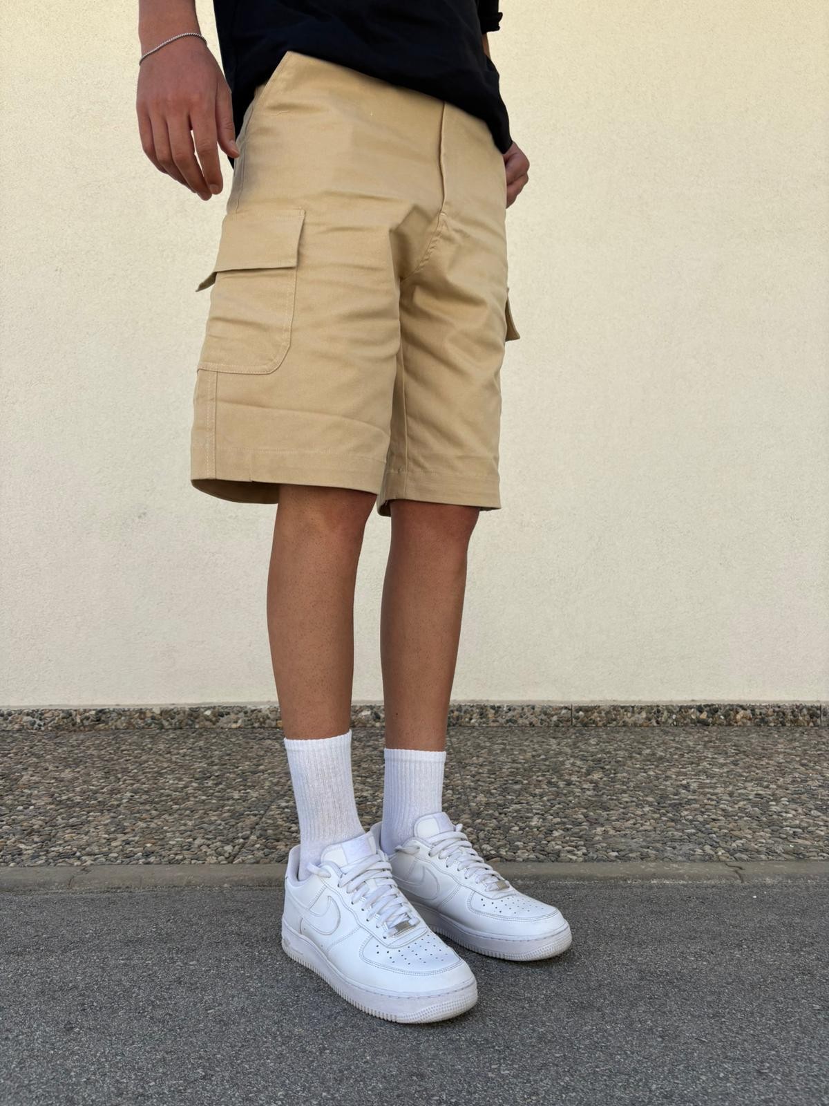 Baggy Cargo Short - Bej