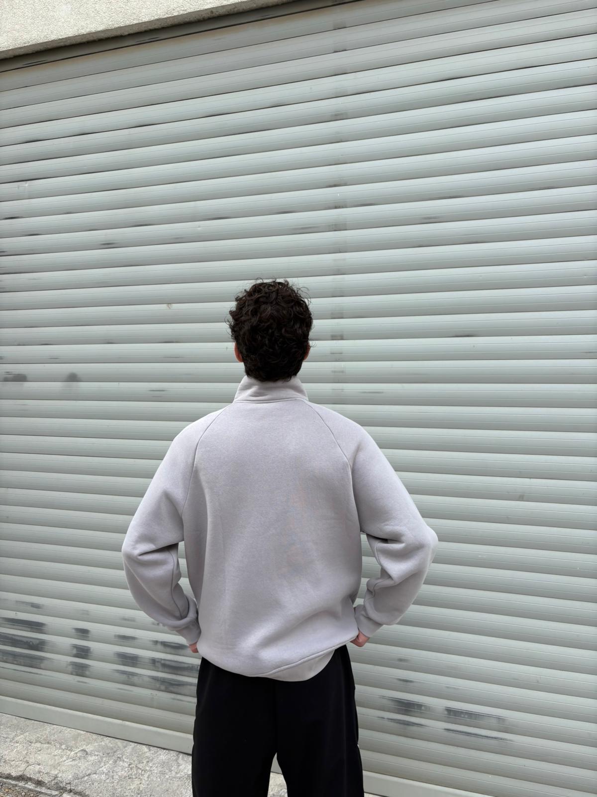 Oversize Full Zip Reglan Sweatshirt
