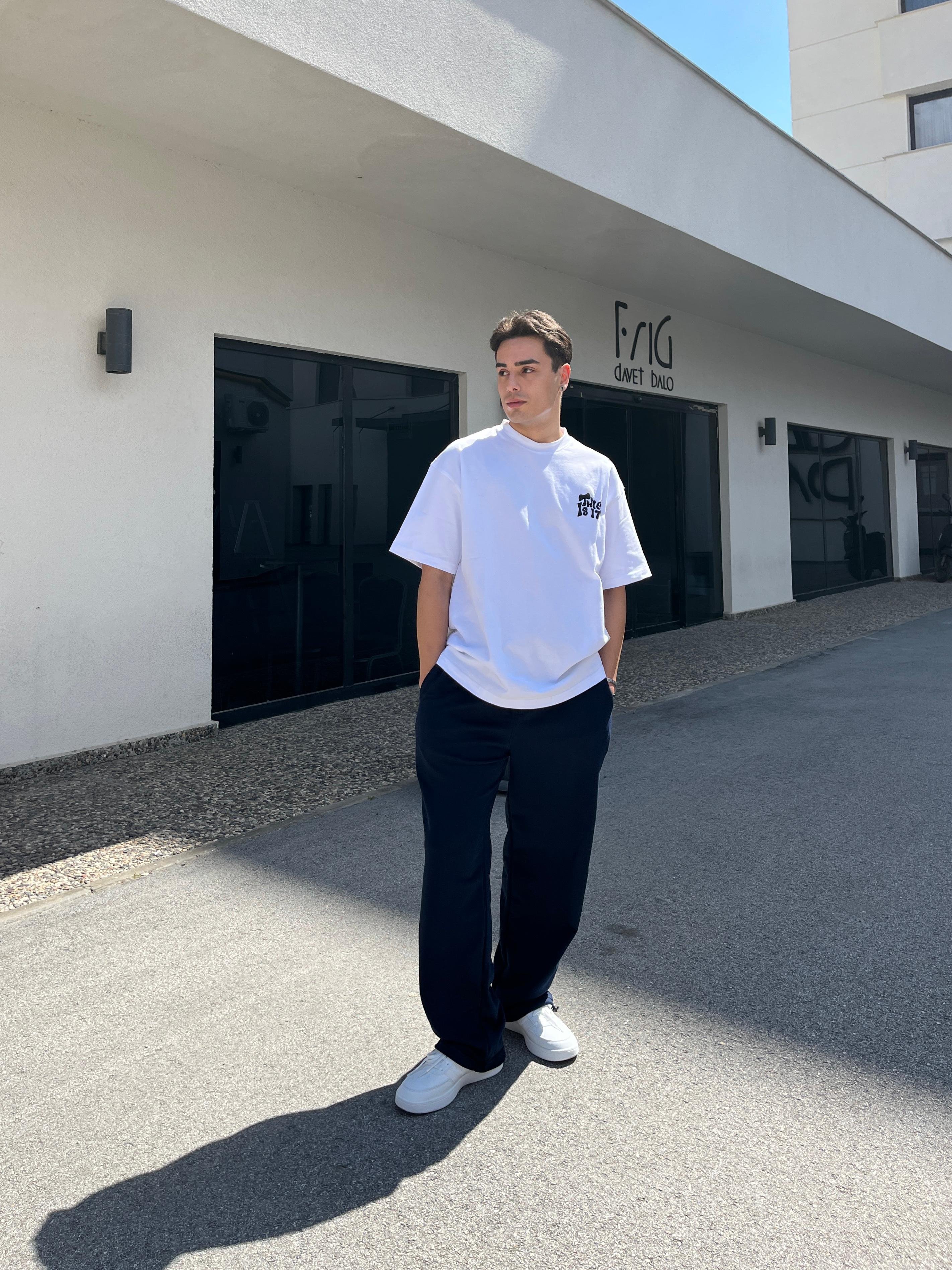 Lacivert Basic Baggy Sweatpants- Summer