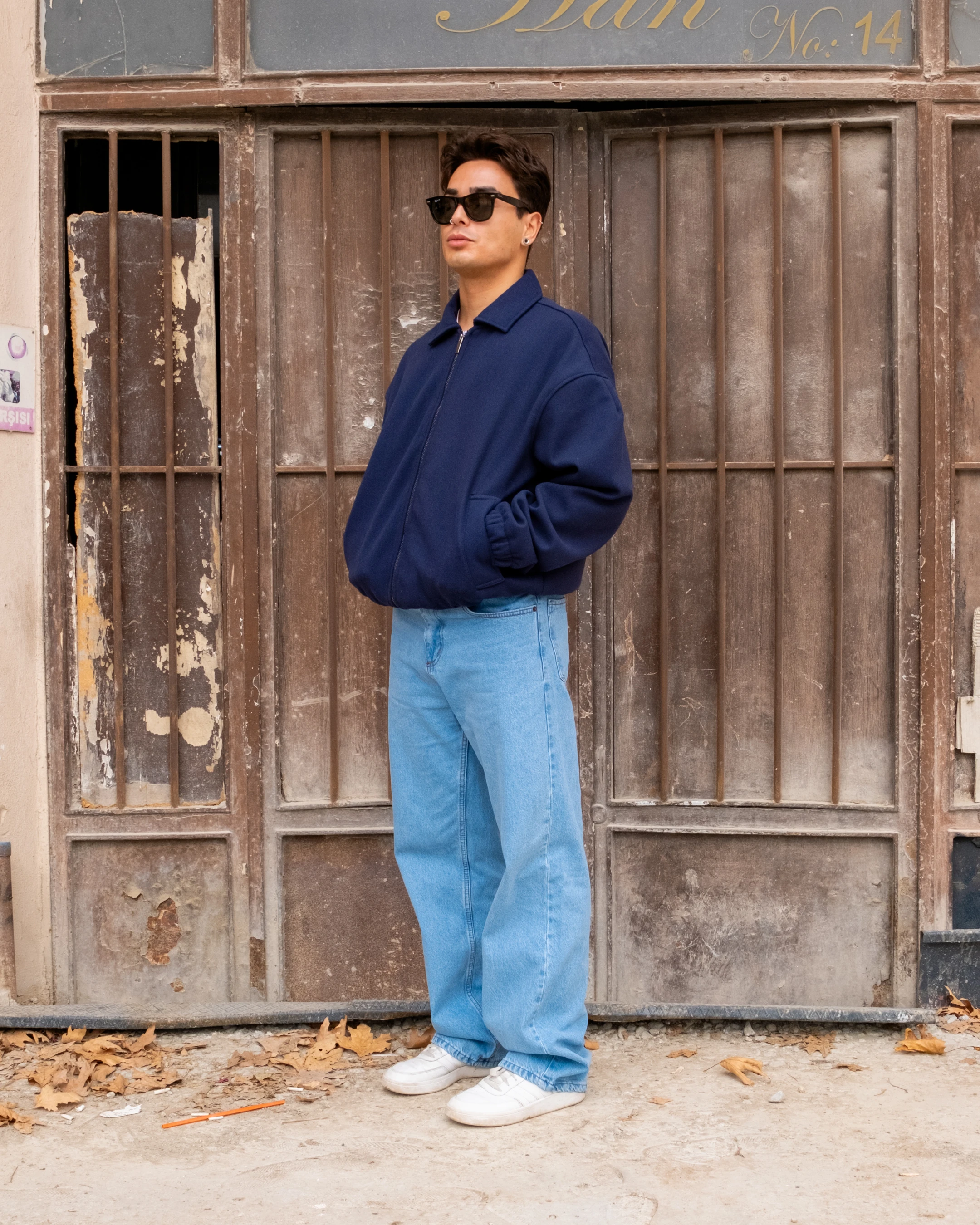 Light Blue Baggy Jeans Basic 