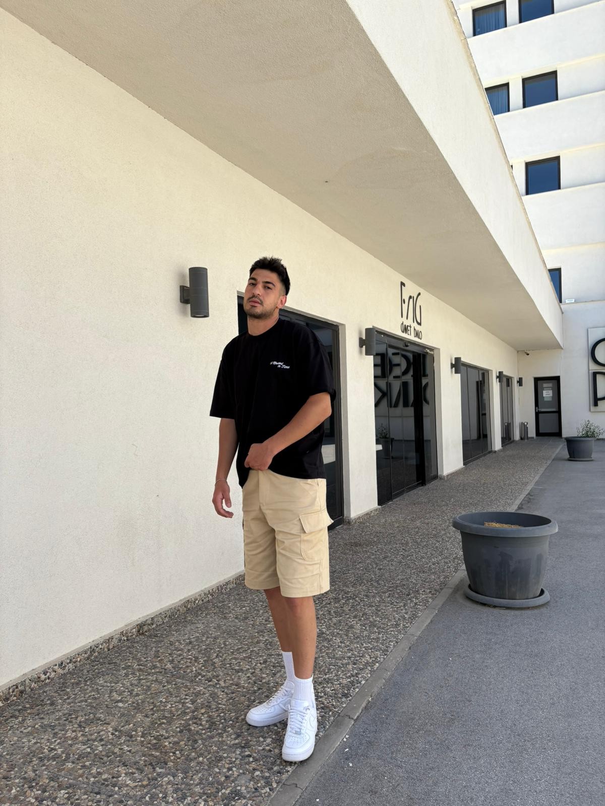 Baggy Cargo Short - Bej