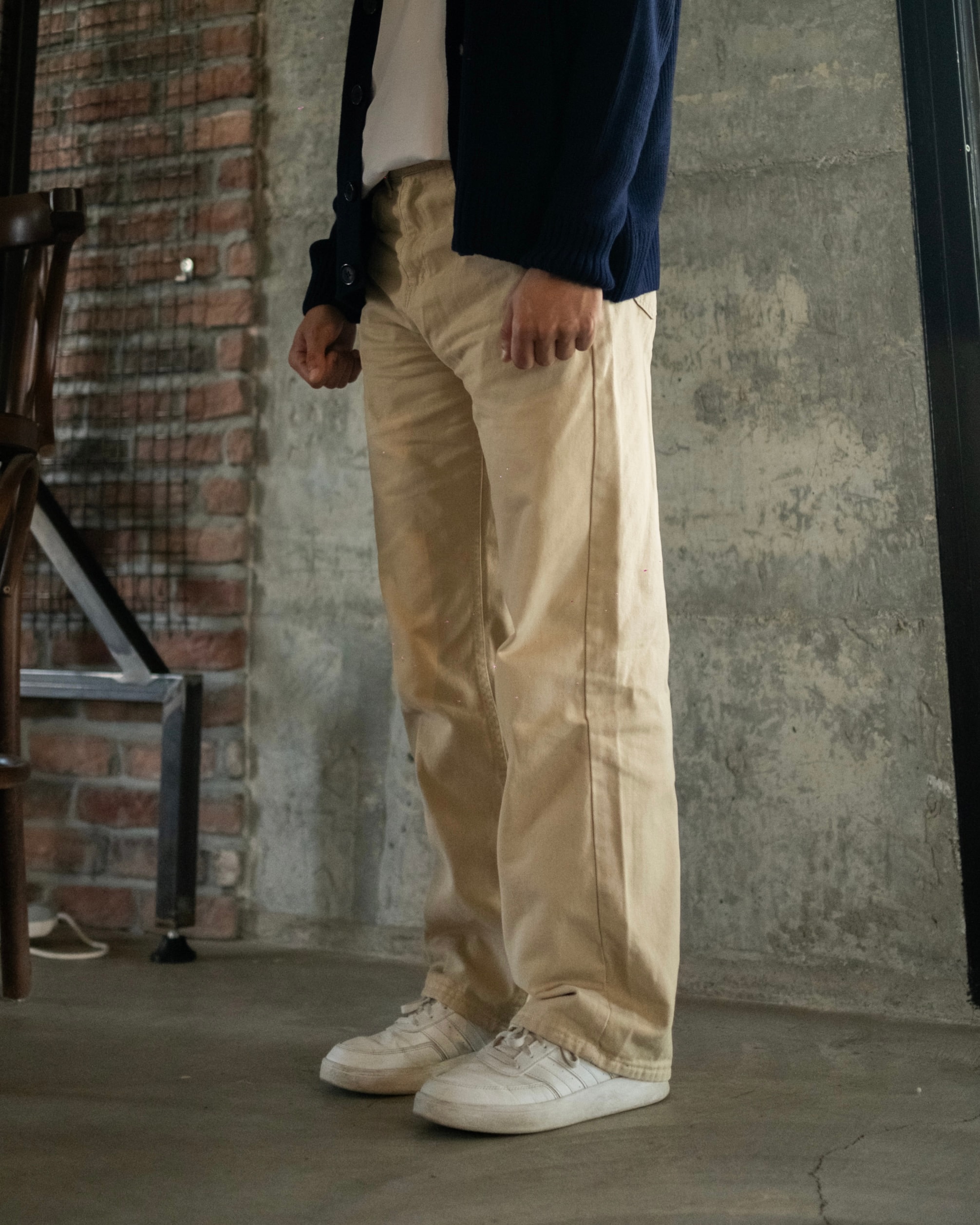 Krem Baggy Jeans