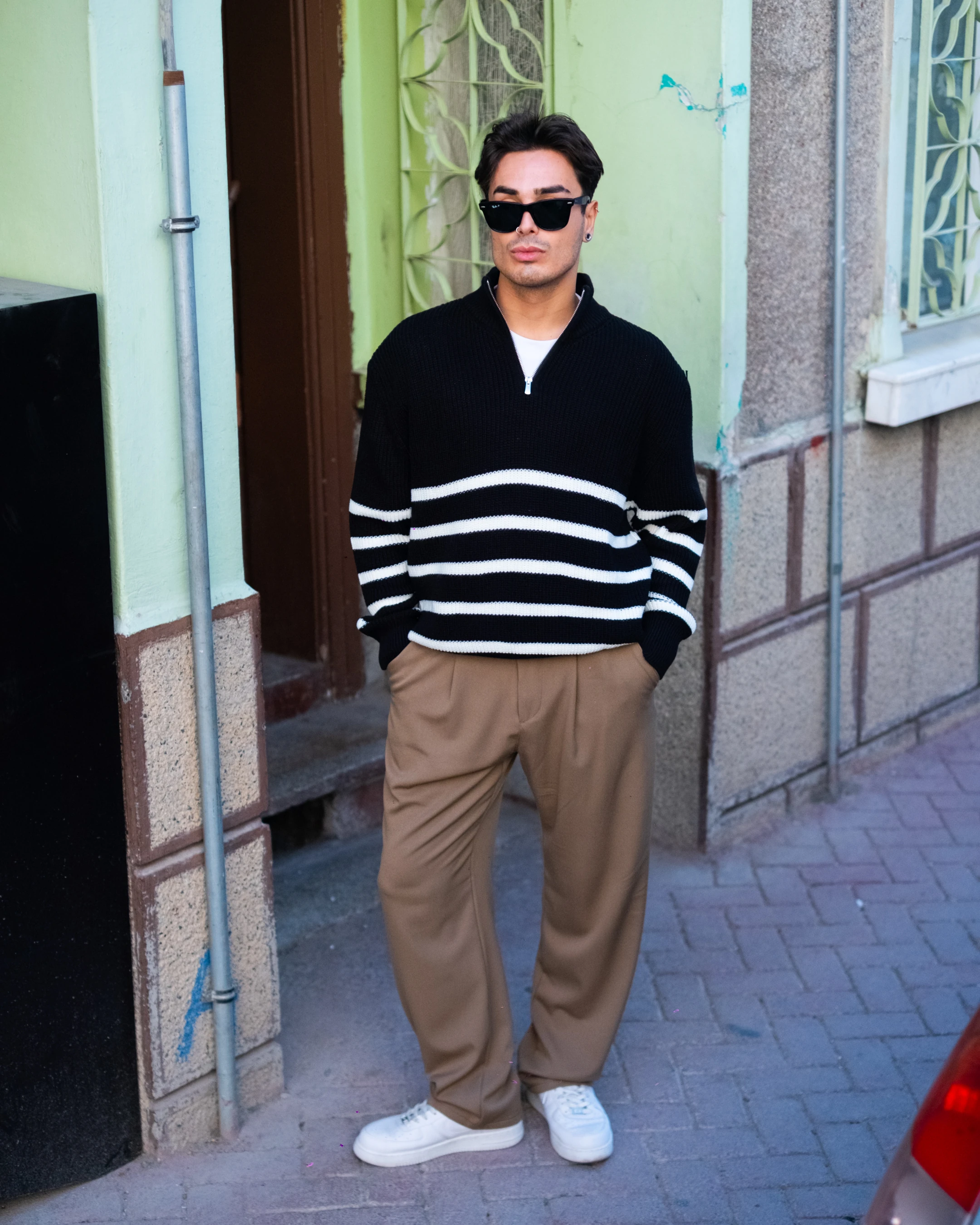 Vizon Baggy Kumaş Pantolon Kışlık