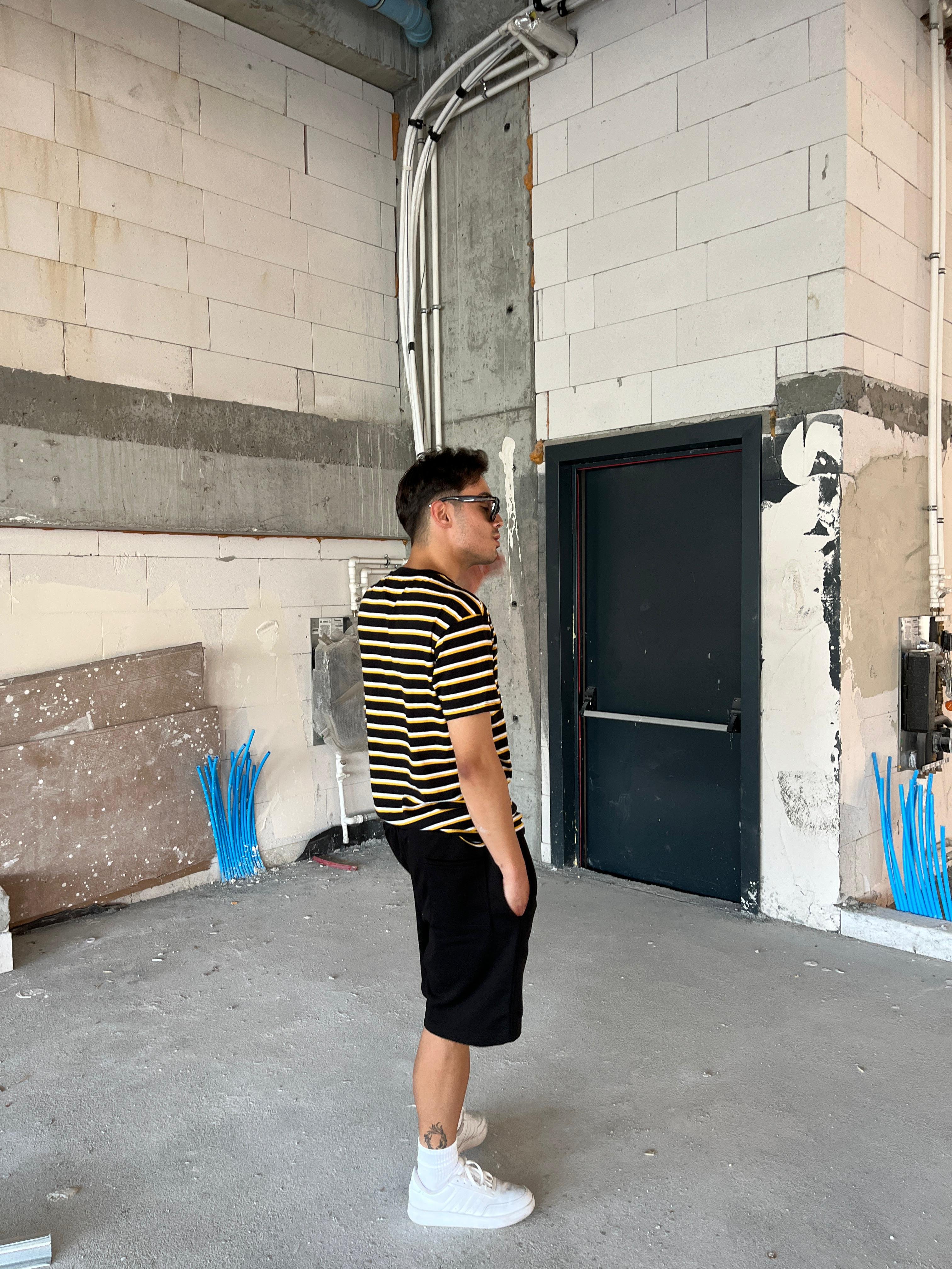 Çizgili Relaxed Fit T-Shirt