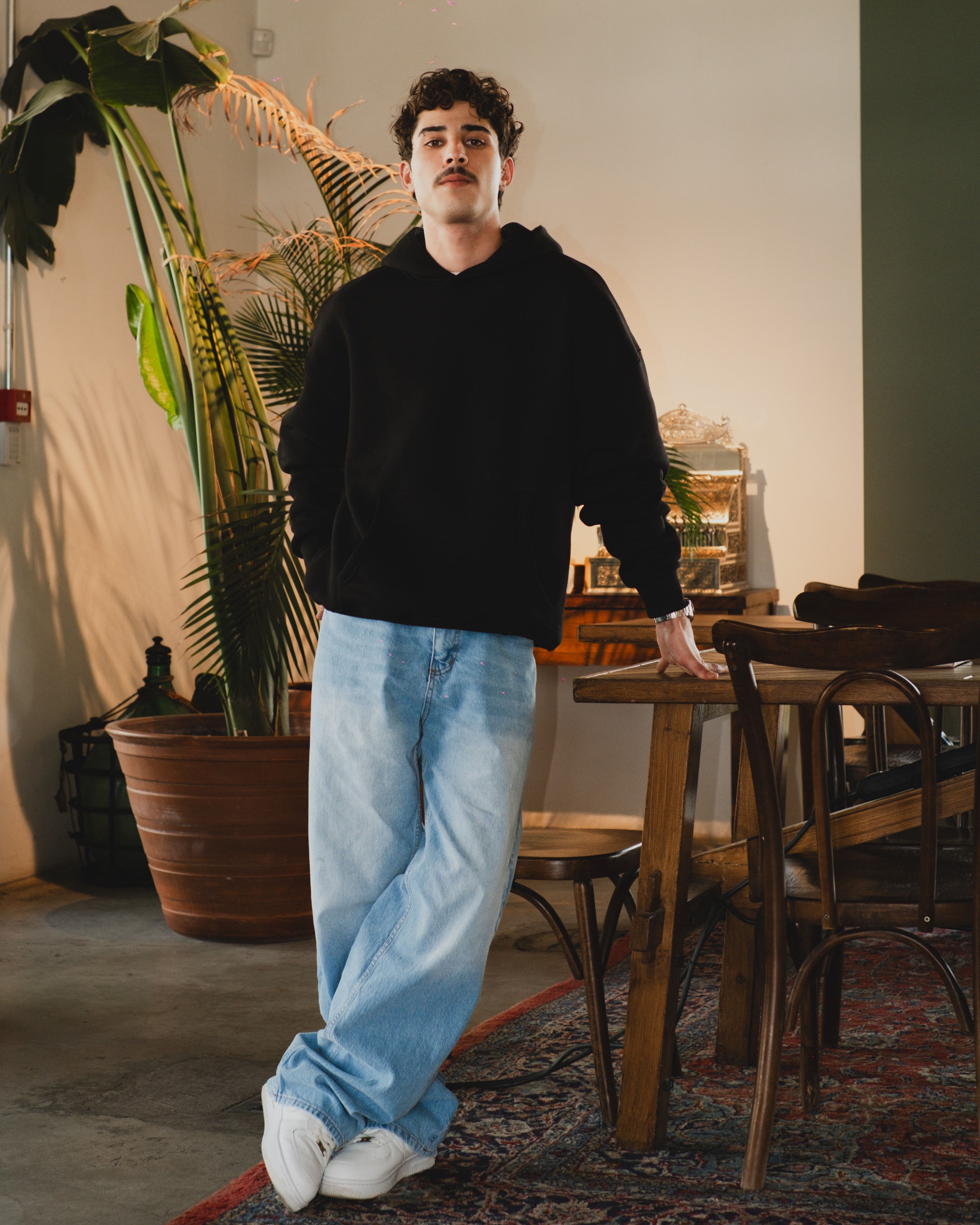 Basic Oversize Hoodie - Black