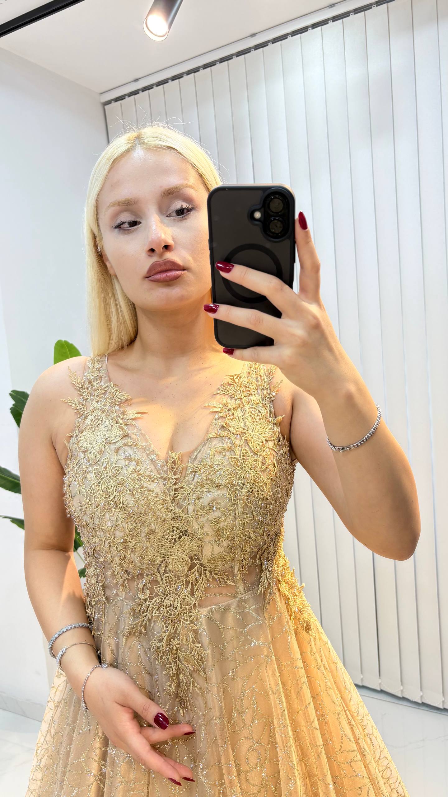 Mercan Gold Abiye