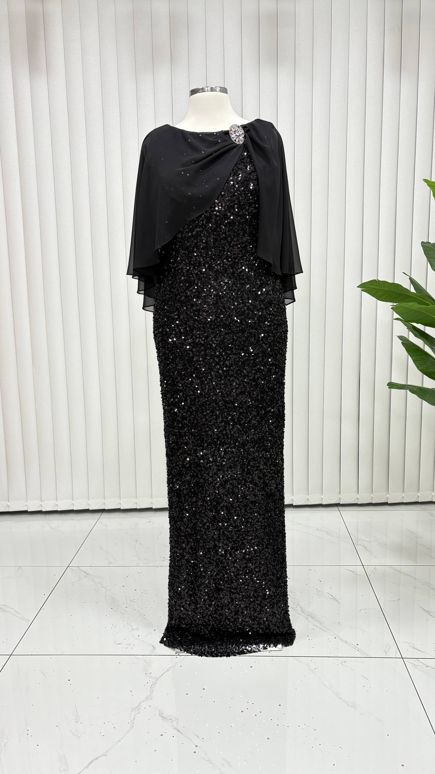 Vogue Siyah Abiye