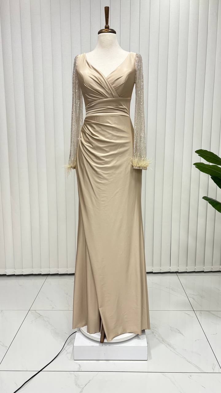 Begonvil Gold Abiye