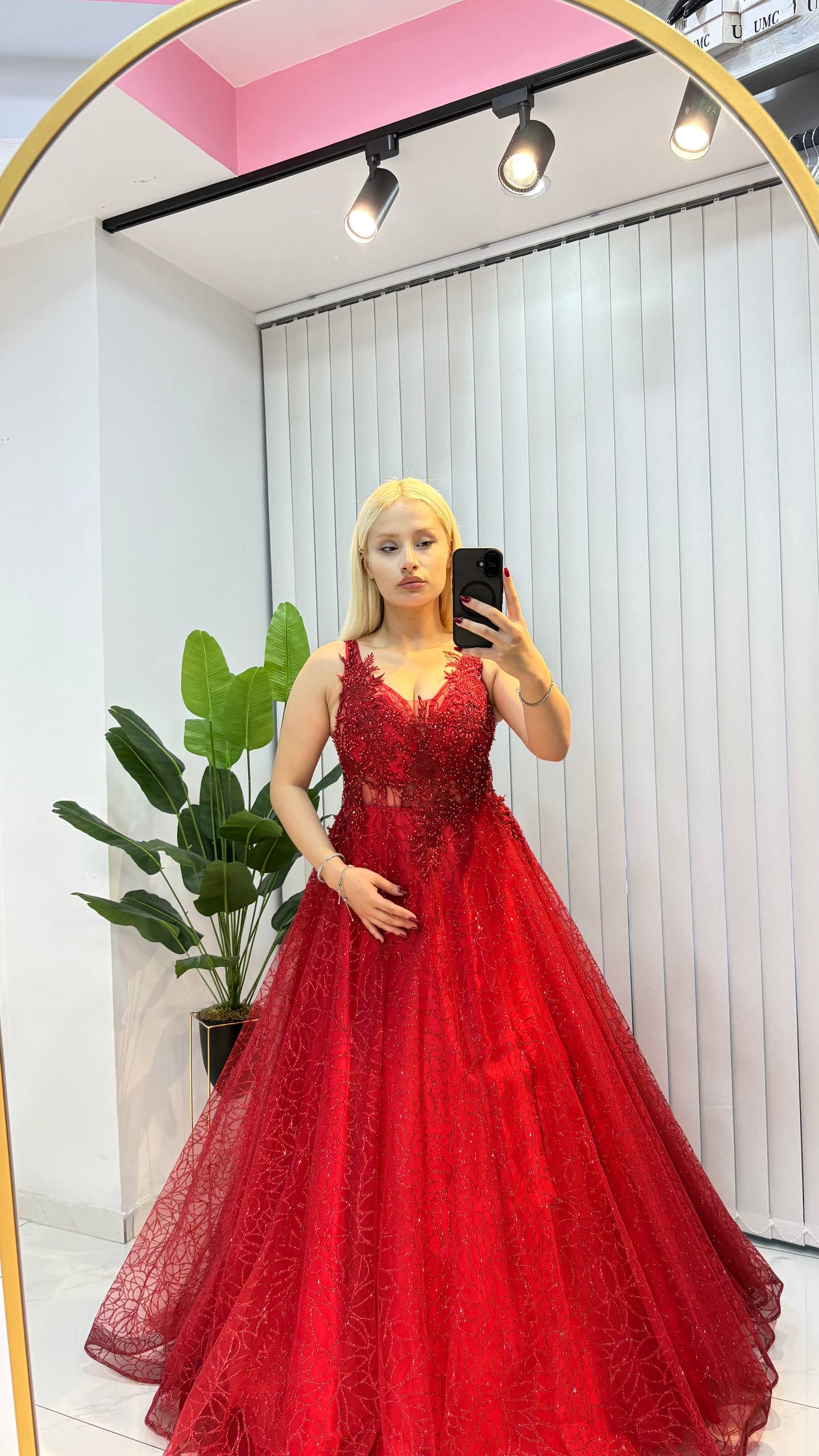 Mercan Kırmızı Abiye