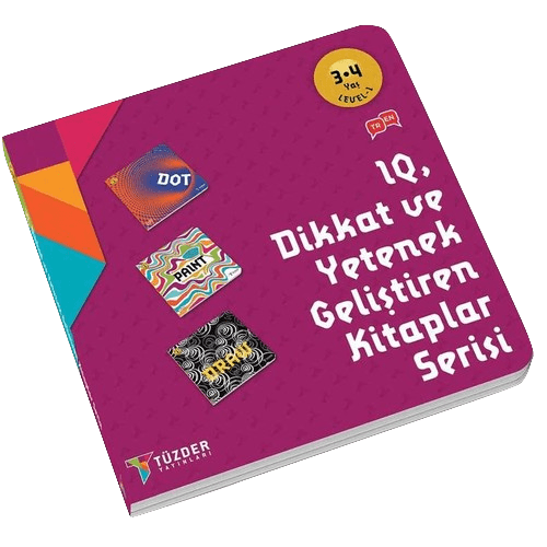 3-4 Yaş seviye 1 - IQ Dikkat ve Yetenek Geliştiren Kitaplar Serisi