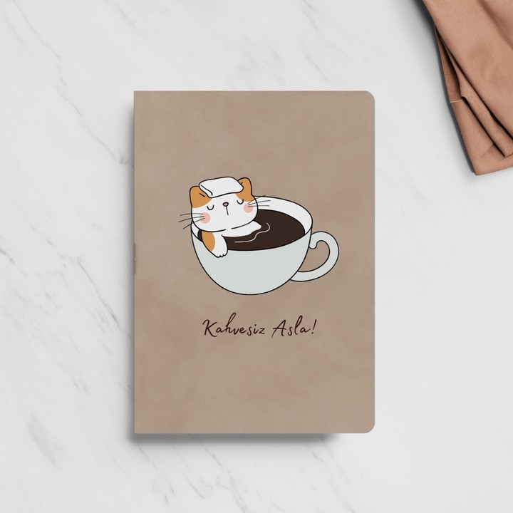 Mini Defter - Kahvesiz Asla