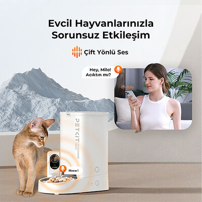 Petkit Yumshare Solo Kameralı Akıllı Mama Kabı