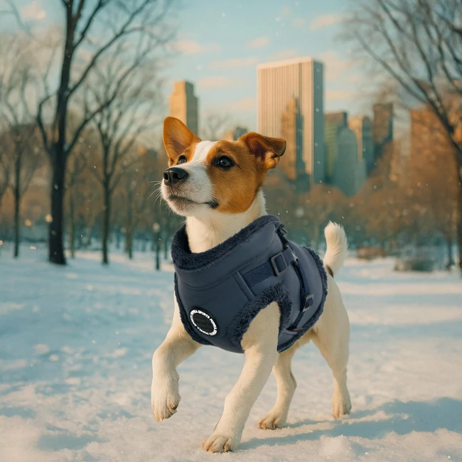 PUPPIA Wynter Ayarlanabilir Polarlı Göğüs Tasması