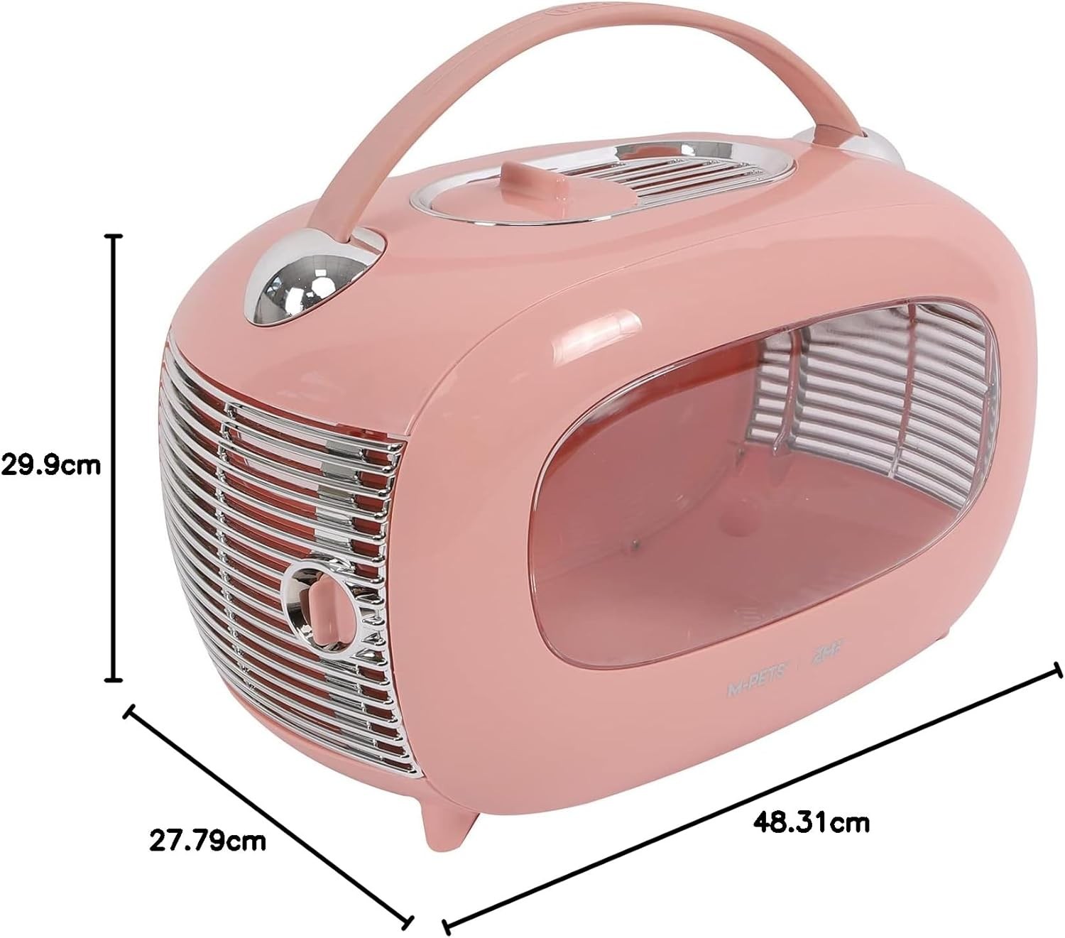 M-Pets Sixties Classic Taşıma Çantası Pembe