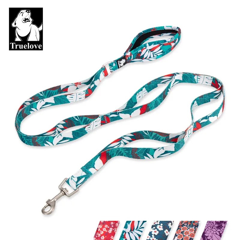 Mavi Neoprene Süngerli Kamuflajlı Köpek Tasma Kayışı