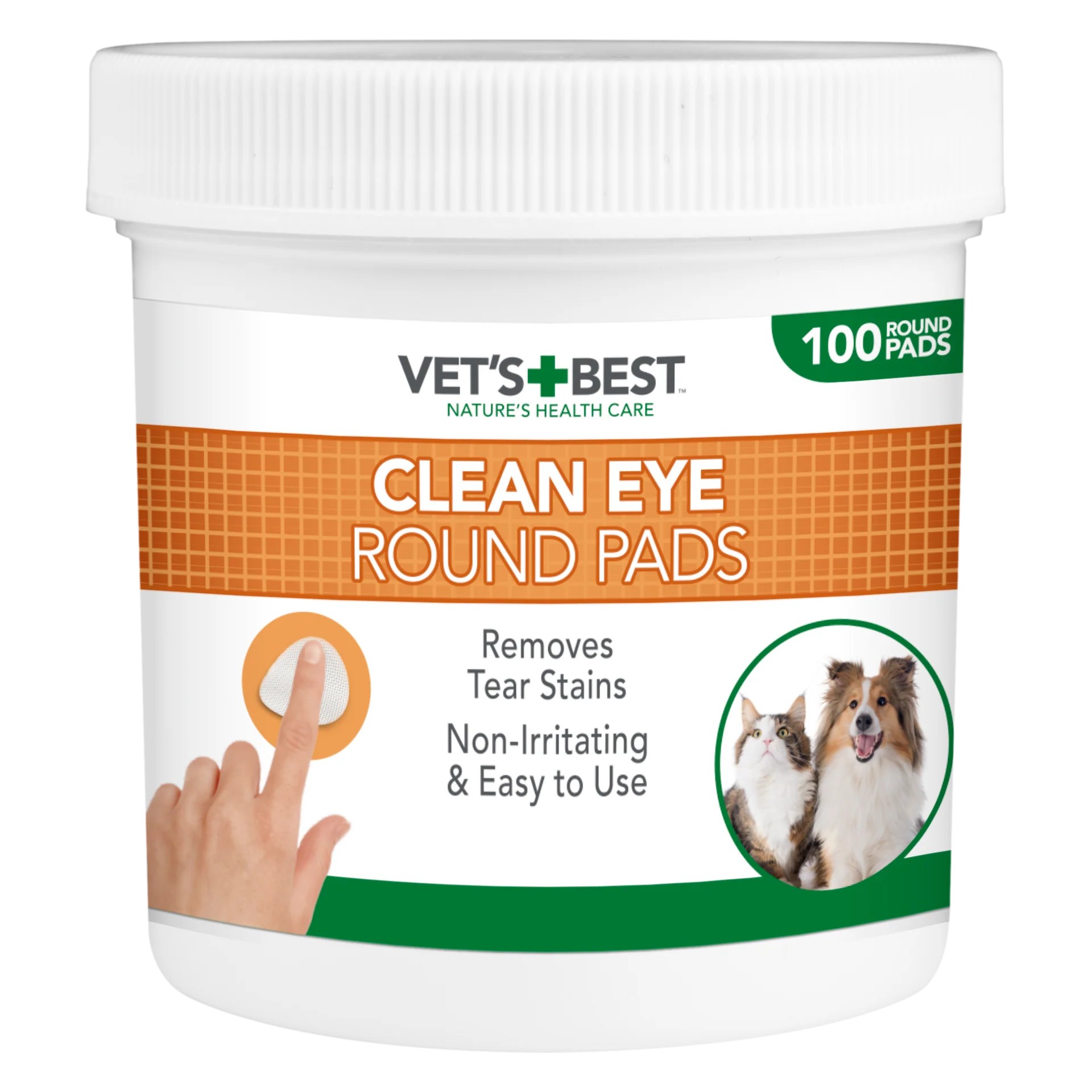 Vet's Best Clean Eye Round Pads