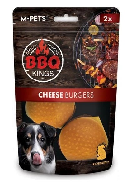 M-Pets Bbq Kings Cheeseburger Tavuklu Köpek Ödüllü 130GR