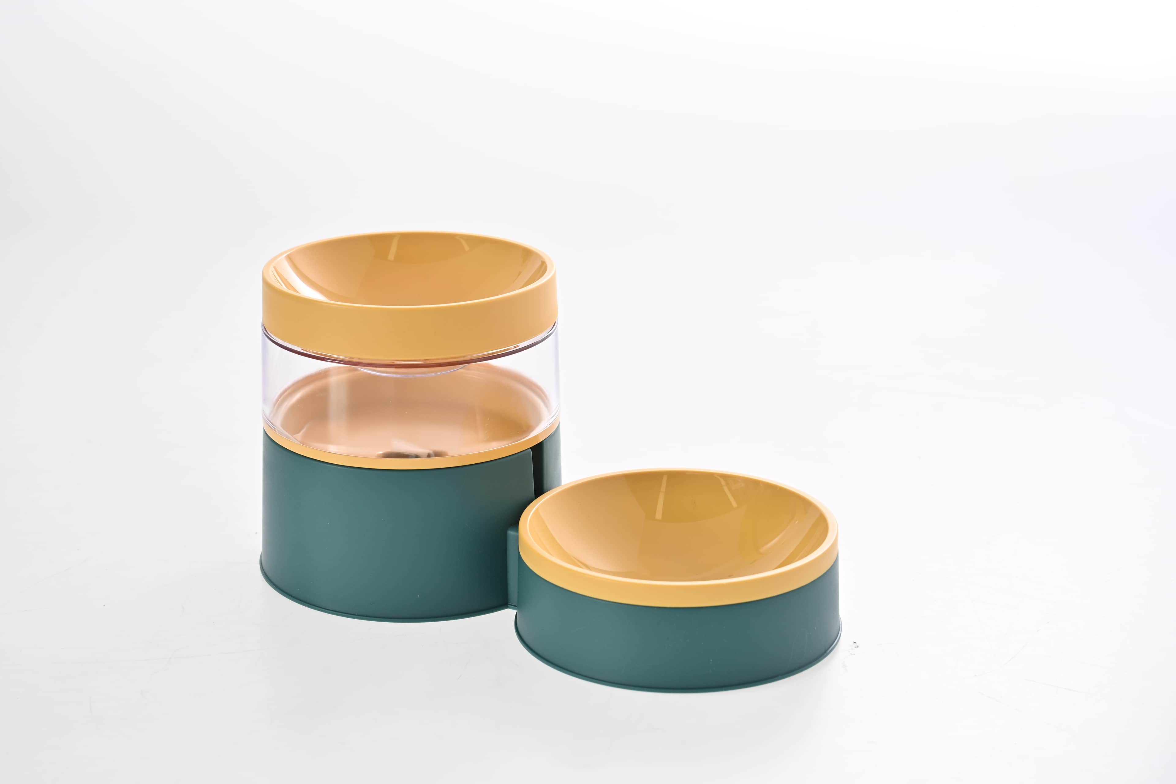 PETLUXE Çift Hazneli Mama Su Kabı