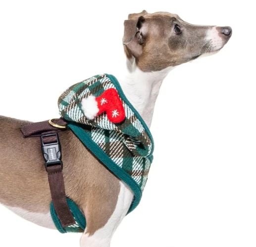 PUPPIA Festive Ayarlanabilir Polarlı Göğüs Tasması