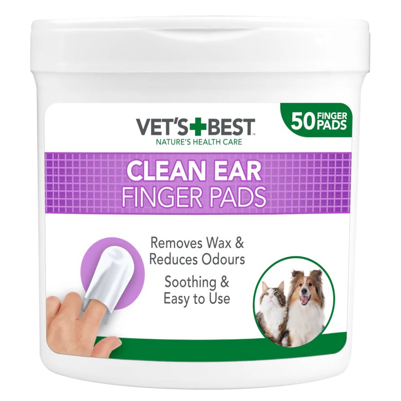 VET'S BEST Clean Ear Finger Pads
