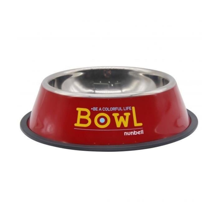 Nunbell Çelik Mama Kabı Renkli 15cm