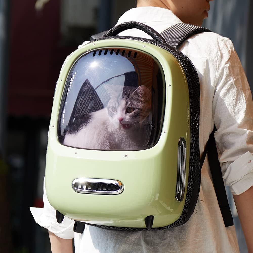 PETKIT Dahili Fan ve Işıklı, Havayolu Onaylı Kabarcık Evcil Hayvan Sırt Çantası