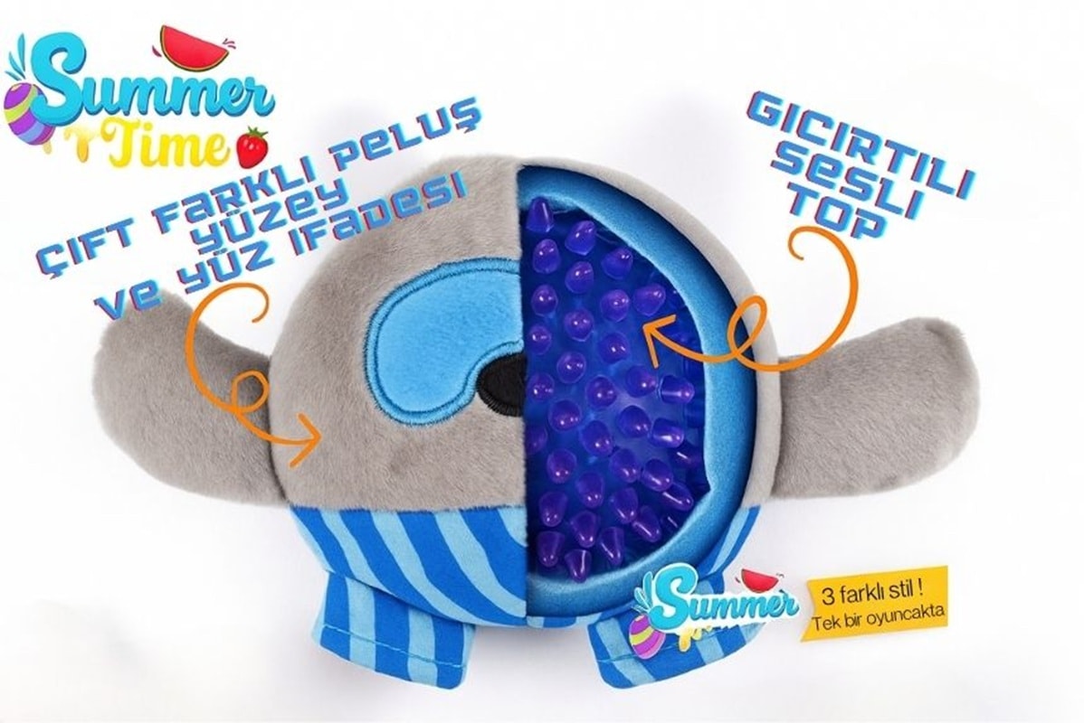 Pet Luxe Spiky 3 İn 1 Köpek Peluş Oyuncak