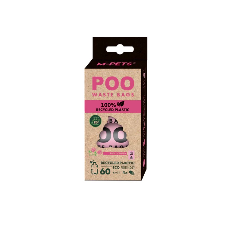 M-PETS Waste Bags Rose Scented