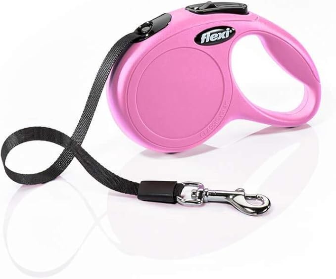 Flexi New Classic XS Beden Pembe 3MT Şerit Tasma