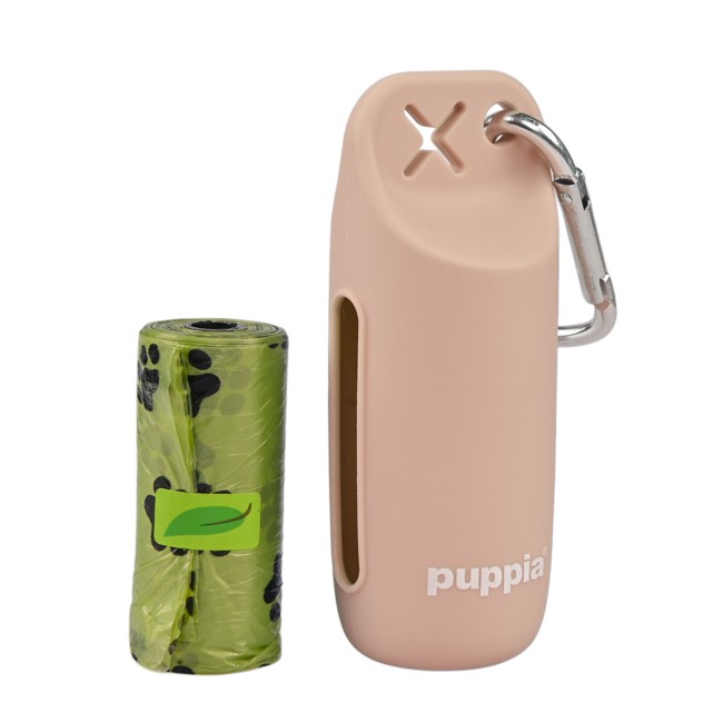 PUPPIA Poop Bag Dışkı Taşıma Çantası Ve Rulo Pink