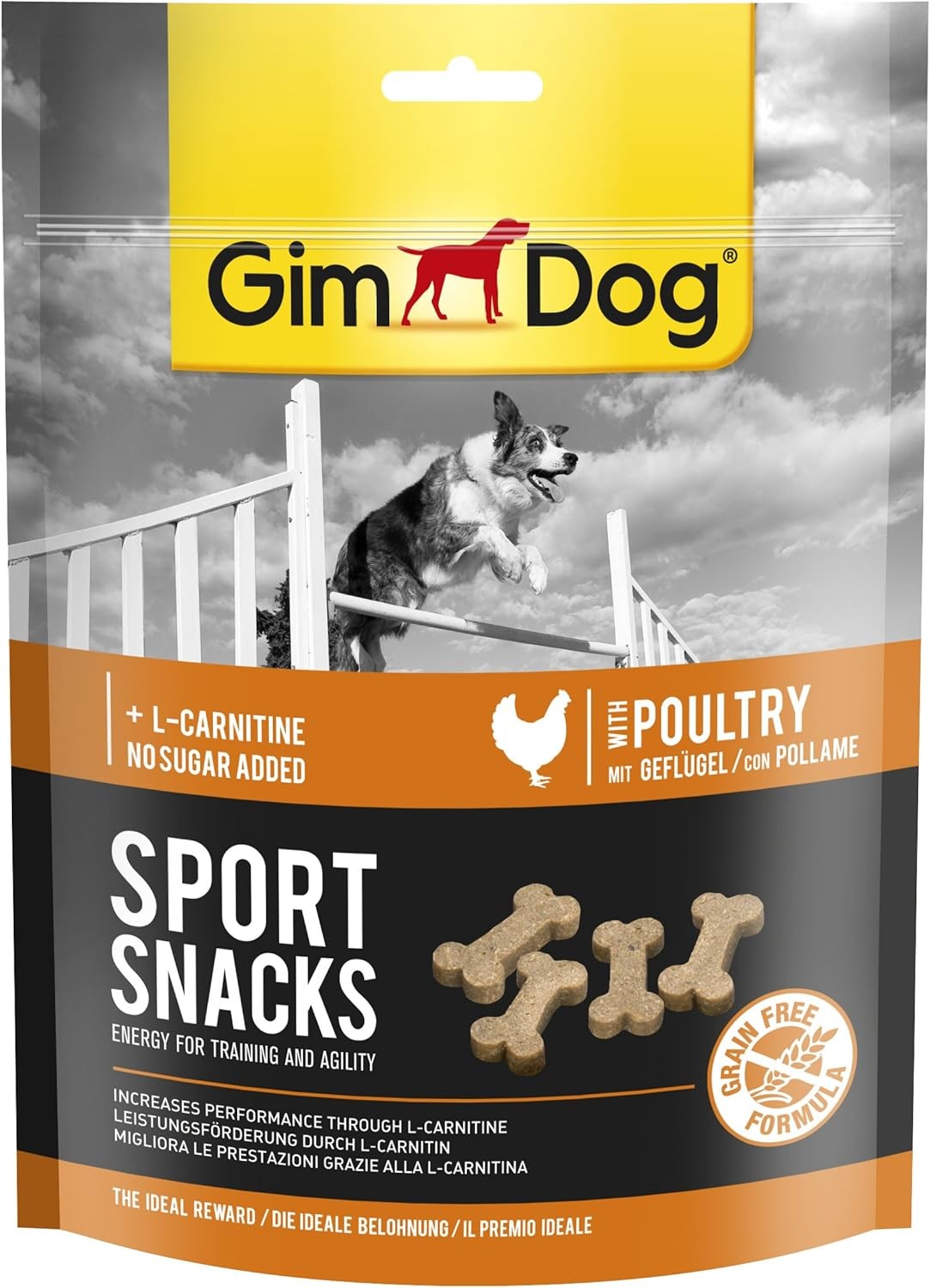 GimDog Sportsnacks Tavuk & L-Carnitinli Köpek Ödül Tableti 150 g