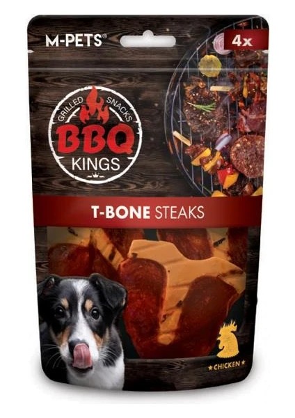 M-Pets Bbq Kings T-Bone Steaks Tavuklu Köpek Ödülü 105GR