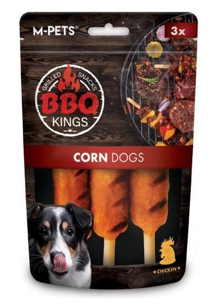 M-Pets Bbq Kings Corn Dogs Tavuklu Köpek Ödülü 90GR