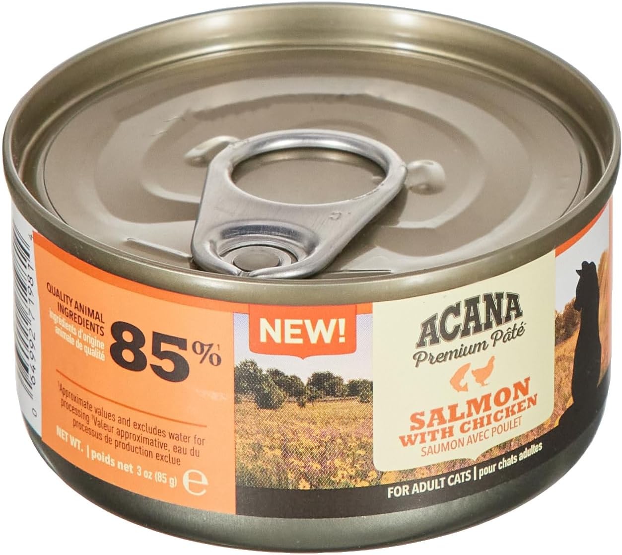 Acana Premium Pate (Ezme) Konserve Yaş Kedi Maması, Somonlu ve Tavuklu, 85 Gr -3