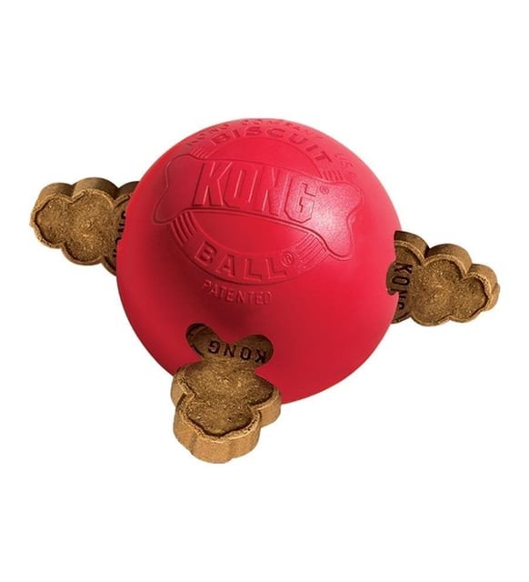 Kong Biscuit Ball Top Şeklinde Köpek Oyuncağı Large
