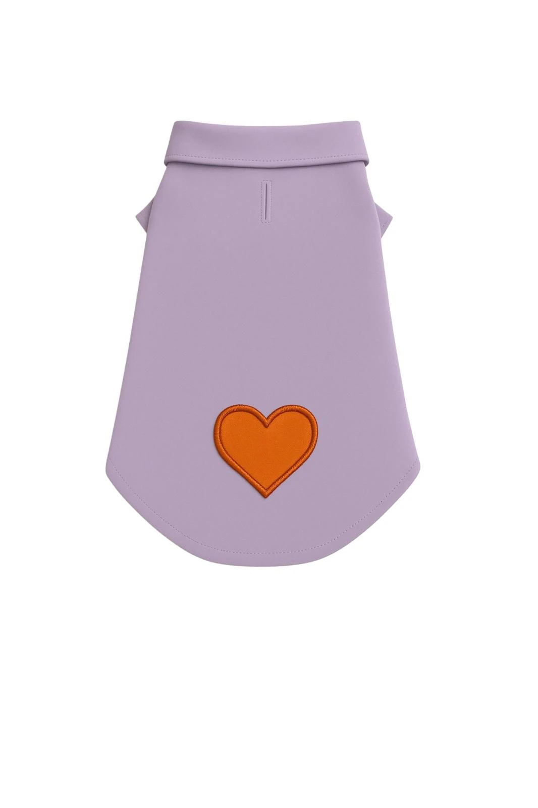 Eflatun Kalp Desenli Kedi ve Köpek Gömleği