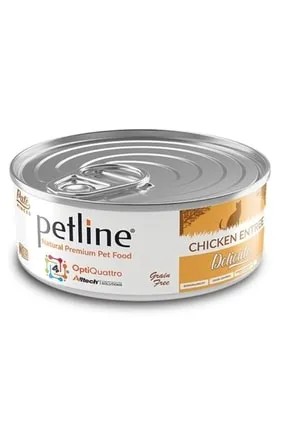 Petline Delicate Tavuk Etli Yetişkin Kedi Konserve Maması 80 gr