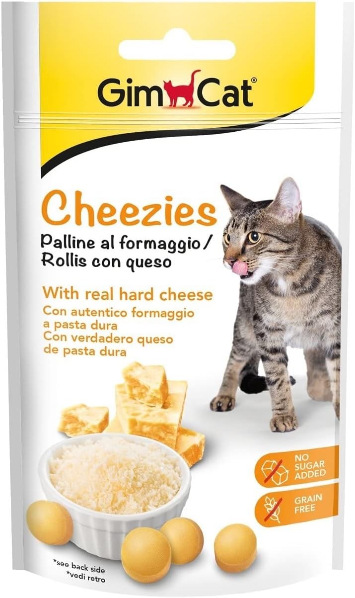 GimCat Cheezies Pouch Peynirli Kedi Ödülü 50 Gr