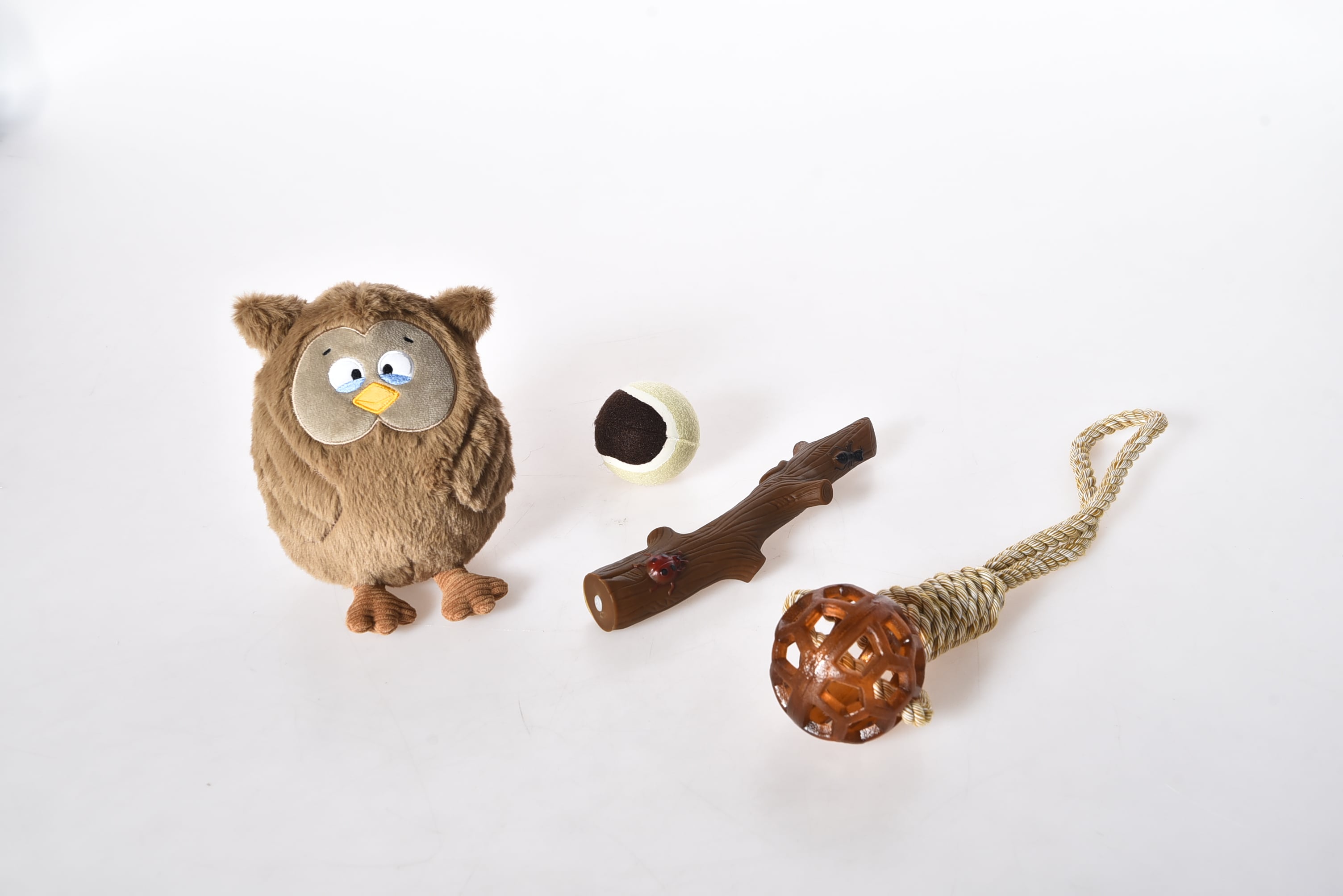 Pet Luxe Owl 4'lü Oyuncak Seti