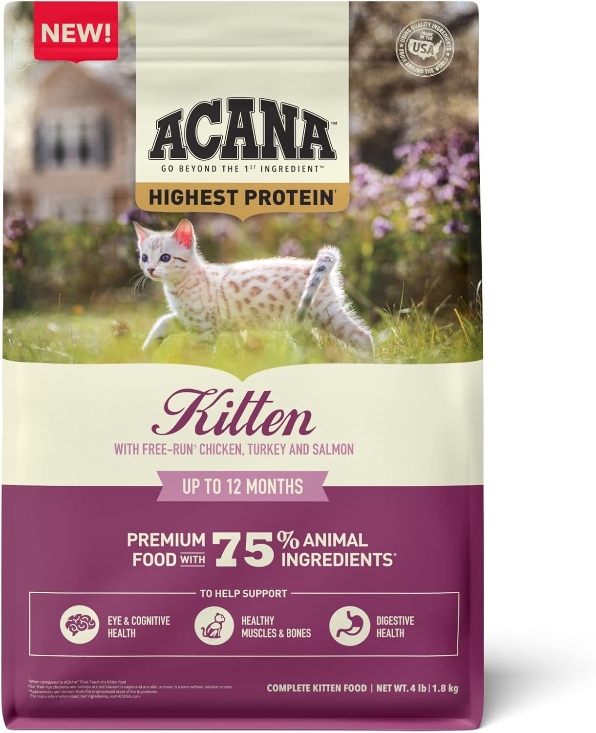 Acana Highest Protein Kitten 1.8 kg Yavru Kedi Maması